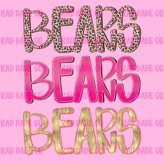 pretty pink bears png