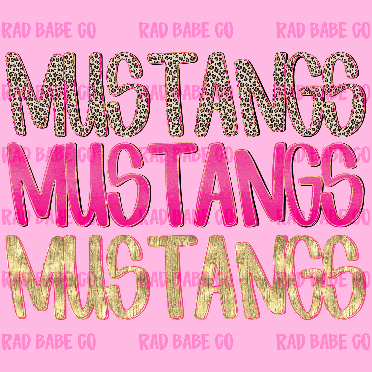 pretty pink mustangs png