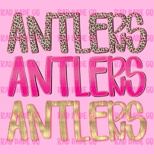 pretty pink antlers png