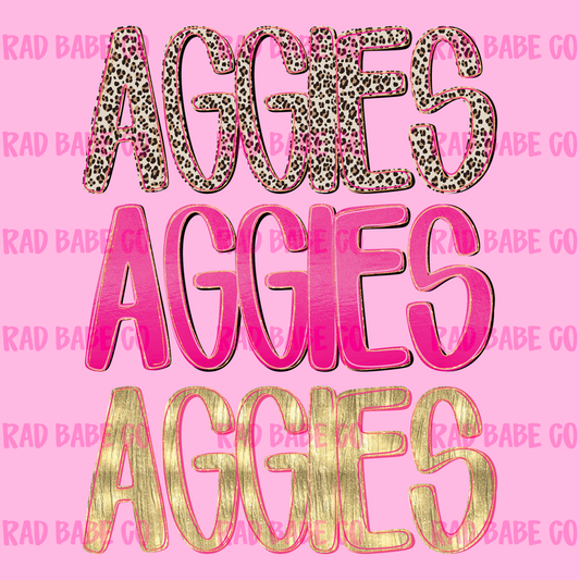 pretty pink aggies png