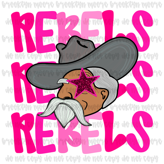 pink star-eyed rebels PNG