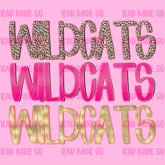 pretty pink wildcats png
