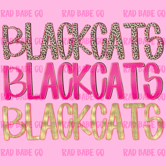 pretty pink blackcats png