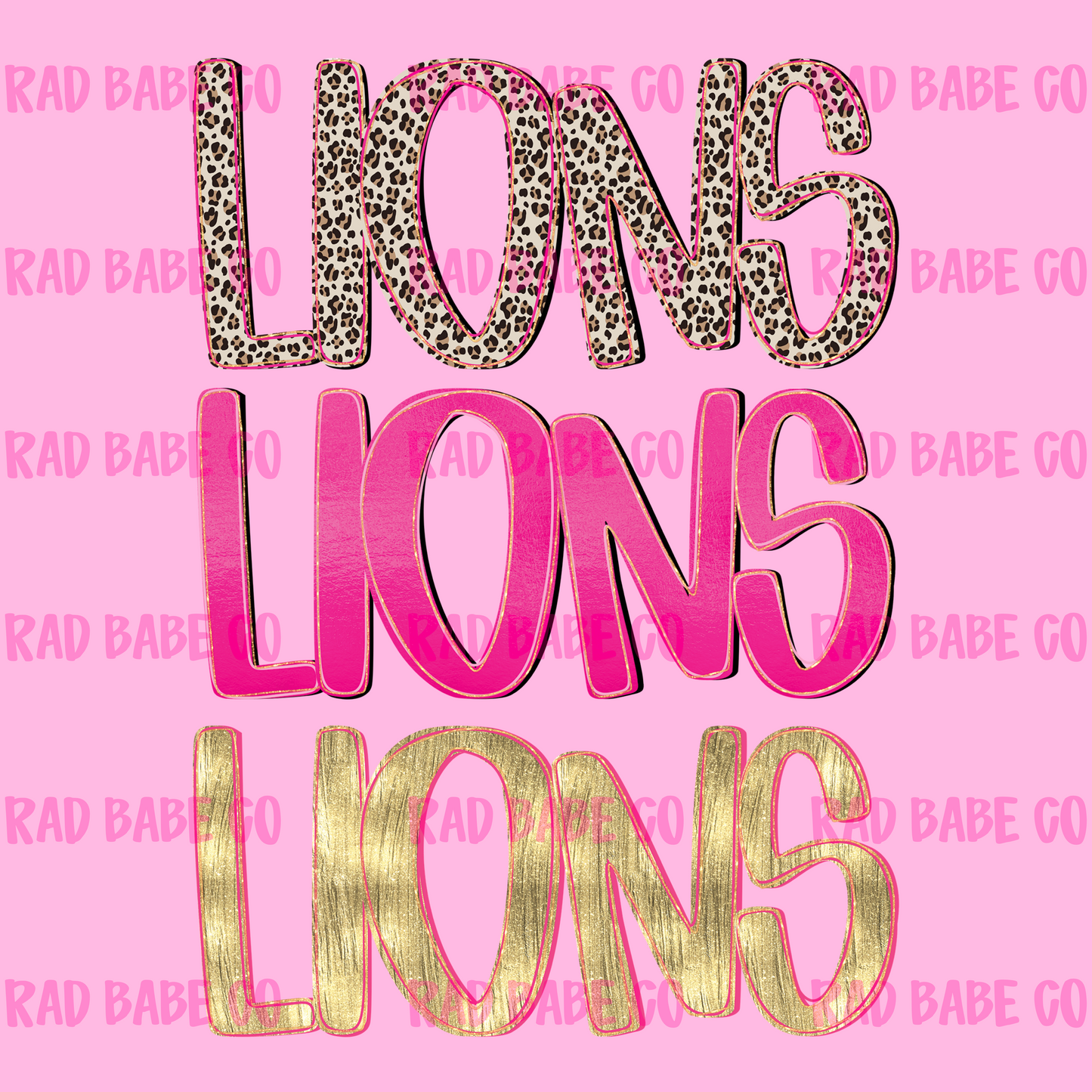 pretty pink lions png