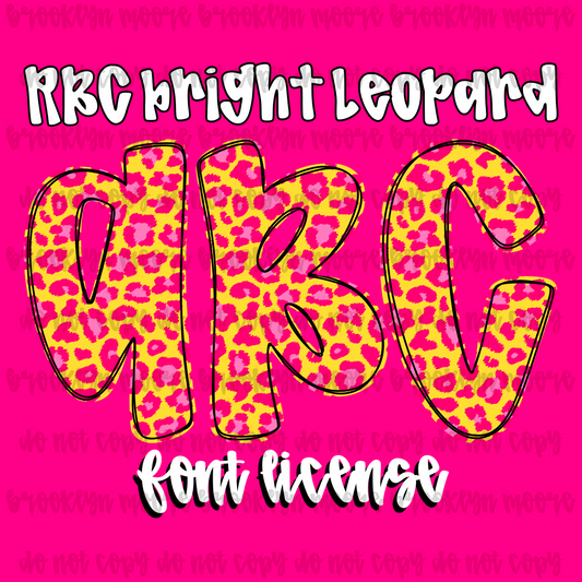 RBC bright leopard TYPEABLE FONT LICENSE